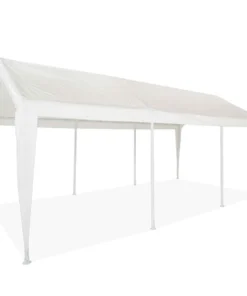 Impact Canopy USA Canopies 10x20 (8) Leg Portable Carport Outdoor Party Sun Shade Shelter - WHITE - Heavy Duty 2" Frame 10 Impact Canopy USA Canopies 10x20 (8) Leg Portable Carport Outdoor Party Sun Shade Shelter - WHITE - Heavy Duty 2
