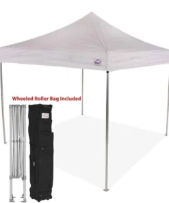 Impact Canopy USA 10x10 Heavy Duty Steel Pop Up Canopy Tent With Roller Bag - CL Canopies