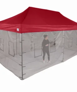 Impact Canopy USA 10x20 Industrial Aluminum Food Service Vendor Canopy Tent With Roller Bag - ML