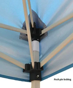 Impact Canopy USA 10x10 Slant Leg Pop Up Canopy Tent With One Sun Wall Canopies