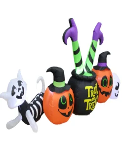 Impact Canopy USA HALLOWEEN - Yard Inflatable Trick Or Treat Witch's Cauldron Seasonal Inflatables
