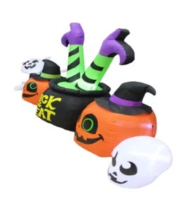 Impact Canopy USA HALLOWEEN - Yard Inflatable Trick Or Treat Witch's Cauldron Seasonal Inflatables