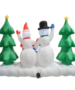 Impact Canopy USA Inflatable Yard Christmas Decoration, Lighted Snowman Family, 8' Wide - 5' Tall 9 Impact Canopy USA Inflatable Yard Christmas Decoration, Lighted Snowman Family, 8' Wide - 5' Tall