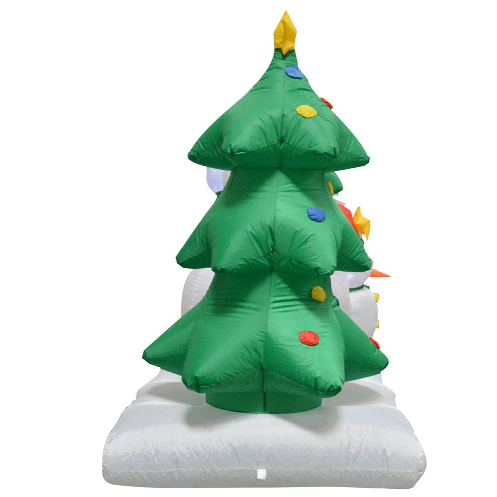 Impact Canopy USA Inflatable Yard Christmas Decoration, Lighted Snowman Family, 8' Wide - 5' Tall 6 Impact Canopy USA Inflatable Yard Christmas Decoration, Lighted Snowman Family, 8' Wide - 5' Tall