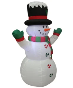 Impact Canopy USA Inflatable Yard Christmas Decoration, Frosty The Snowman, 4' Tall Seasonal Inflatables