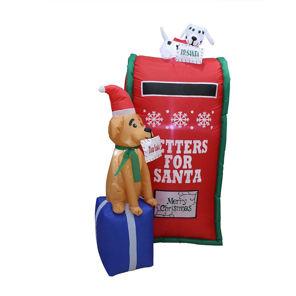 Impact Canopy USA Inflatable Yard Christmas Decoration, Letters For Santa Mailbox - 6' Tall - 3' Wide 3 Impact Canopy USA Inflatable Yard Christmas Decoration, Letters For Santa Mailbox - 6' Tall - 3' Wide