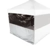 Impact Canopy USA 10' Sidewall Half Polyester / Half Clear Protection Shield Canopy Accessories