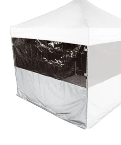 Impact Canopy USA Canopy Accessories 15' Sidewall Half Polyester / Half Clear Protection Shield