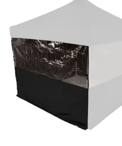 Impact Canopy USA Canopy Accessories 15' Sidewall Half Polyester / Half Clear Protection Shield