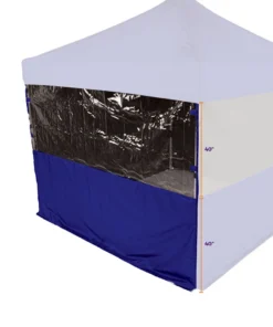 Impact Canopy USA Canopy Accessories 15' Sidewall Half Polyester / Half Clear Protection Shield