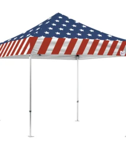 Impact Canopy USA Stars & Stripes 10x10 Canopy Kit (with FREE Flag $76 Value)