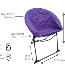 Impact Canopy USA Folding Luna Chair Tables, Chairs, And Umbrellas