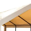 Impact Canopy USA 10x20 Portable Carport Garage Storage Tent REPLACEMENT TOP ONLY - TAN Without Leg Skirts