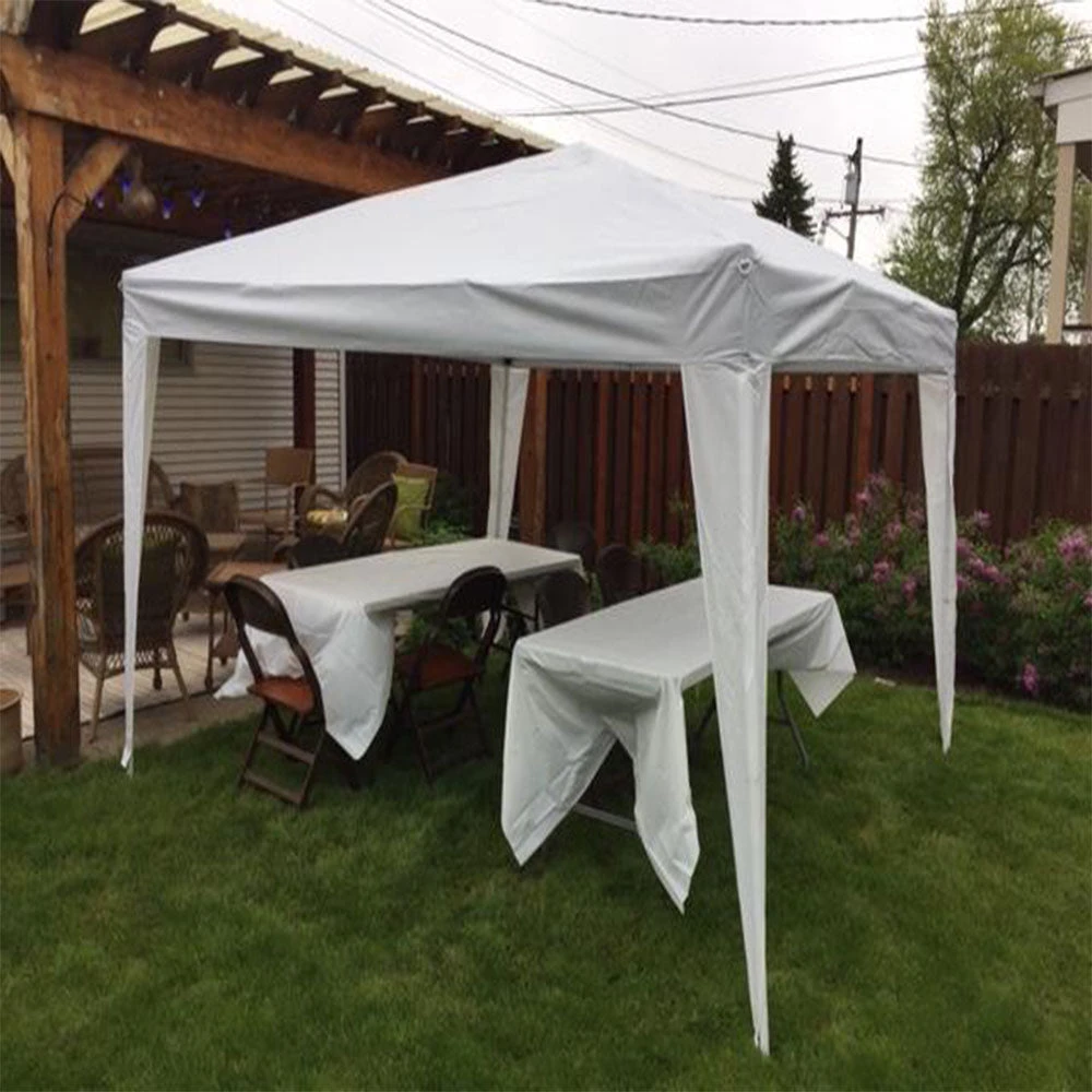 Impact Canopy USA UNBELIEVABLE DEALS OPEN BOX - 10'x10' EZ Pop Up Canopy Outdoor Dressed Leg Wedding Party Tent Folding Gazebo