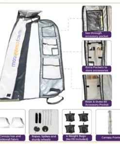 Impact Canopy USA Canopies 10x10 Pop Up Canopy Tent Outdoor Market Canopy With Sidewalls / Weight Bags