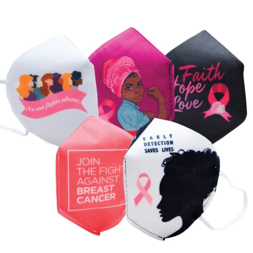 Impact Canopy USA Masks & Face Coverings 10 Pack Breast Cancer Awareness KN95 Mask Bundle
