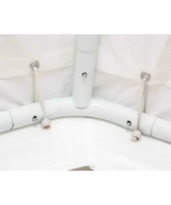 Impact Canopy USA 10x20 (8) Leg Portable Carport Outdoor Party Sun Shade Shelter - WHITE - 1 1/2