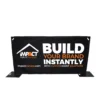 Impact Canopy USA Custom Fencing Custom Printed Freestanding Barrier Sign 1 Impact Canopy USA Custom Fencing Custom Printed Freestanding Barrier Sign