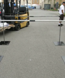 Impact Canopy USA Custom Fencing Custom Printed Freestanding Barrier Sign