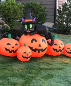 Impact Canopy USA HALLOWEEN - Yard Inflatable Cat In The Patch