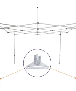 Impact Canopy USA Replacement Parts CL Frame Part B. Steel Foot Pad, Replacement Part