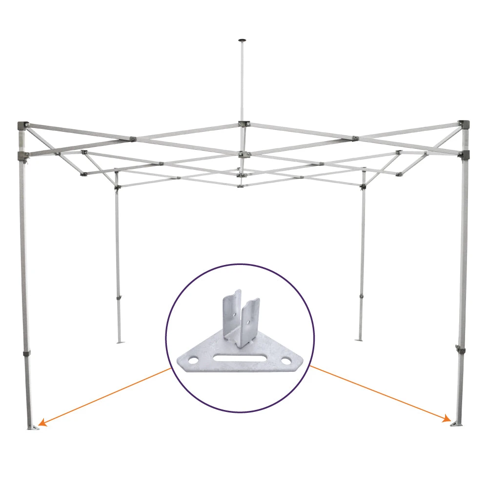 Impact Canopy USA Replacement Parts CL Frame Part B. Steel Foot Pad, Replacement Part 3 Impact Canopy USA Replacement Parts CL Frame Part B. Steel Foot Pad, Replacement Part