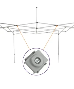 Impact Canopy USA CL / AOL Frames Part E. Steel Truss Bar Middle Connector, Replacement Part Replacement Parts