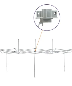 Impact Canopy USA CL Frame 10x20 3-Way Middle Outer Leg Slider Bracket For, Replacement Part Replacement Parts
