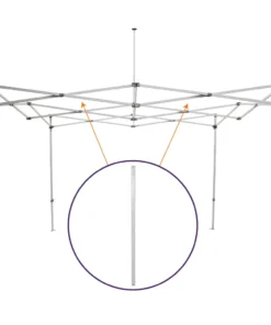 Impact Canopy USA Replacement Parts CL Frame Part L. Steel Truss Bar, Replacement Part