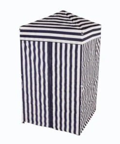 Impact Canopy USA OPEN BOX: 4x4 Navy Blue And White Privacy Cabana Pop Up Canopy Tent Changing Room UNBELIEVABLE DEALS