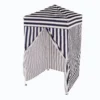 Impact Canopy USA OPEN BOX: 4x4 Navy Blue And White Privacy Cabana Pop Up Canopy Tent Changing Room UNBELIEVABLE DEALS