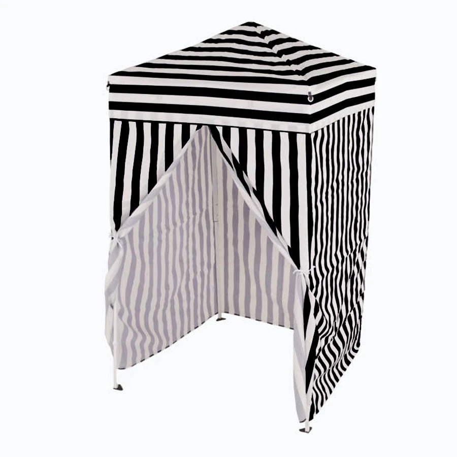Impact Canopy USA OPEN BOX: 4x4 Black And White Privacy Cabana Pop Up Canopy Tent Changing Room Canopies 3 Impact Canopy USA OPEN BOX: 4x4 Black And White Privacy Cabana Pop Up Canopy Tent Changing Room Canopies