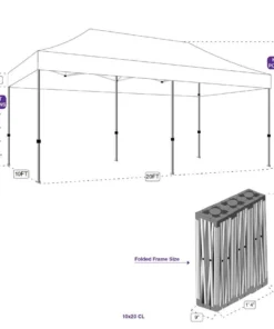 Impact Canopy USA 10x20 Custom Canopy