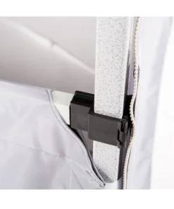 Impact Canopy USA 10' Rail Skirt Half Wall Bar Assembly - Fits Impact DS Frame Or Square Size - 1 1/8"