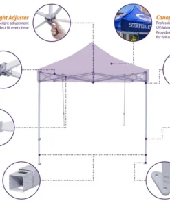 Impact Canopy USA Canopies 5x5 Industrial Steel Pop Up Canopy Tent - DS 19 Impact Canopy USA Canopies 5x5 Industrial Steel Pop Up Canopy Tent - DS