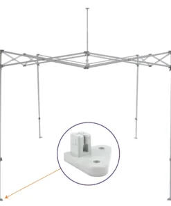 Impact Canopy USA Replacement Parts DS Frame Part B. Foot Pad, Replacement Part