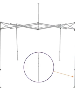 Impact Canopy USA DS Frame Part C. Inner Leg, Replacement Part Replacement Parts