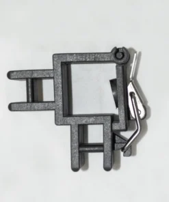 Impact Canopy USA 10' Rail Skirt Half Wall Bar Assembly - Fits Impact DS Frame Or Square Size - 1 1/8