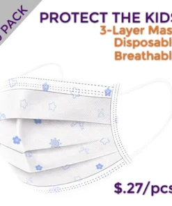 Impact Canopy USA Masks & Face Coverings Kid's Blue Disposable Masks (Pack Of 20)