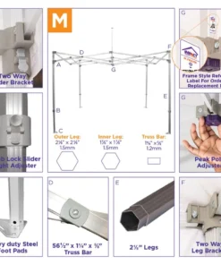 Impact Canopy USA 10x15 Custom Canopy