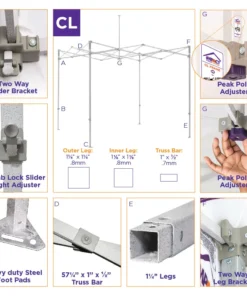Impact Canopy USA 10x20 Custom Canopy