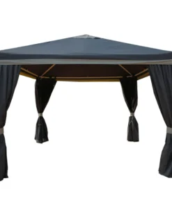 Impact Canopy USA 10X10 Gazebo Screen House GREY