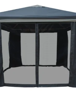 Impact Canopy USA 10X10 Gazebo Screen House GREY
