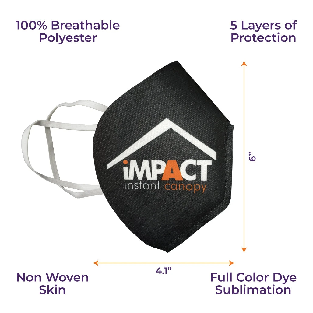 Impact Canopy USA Customized KN95 Mask Custom Face Coverings 5 Impact Canopy USA Customized KN95 Mask Custom Face Coverings