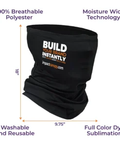 Impact Canopy USA Custom Face Coverings Custom Neck Gaiter - Large 14 Impact Canopy USA Custom Face Coverings Custom Neck Gaiter - Large