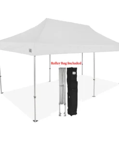 Impact Canopy USA 10x20 Heavy Duty Steel Pop Up Canopy Tent With Roller Bag - CL