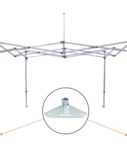 Impact Canopy USA ML Frame Part B. Steel Foot Pad, Replacement Part