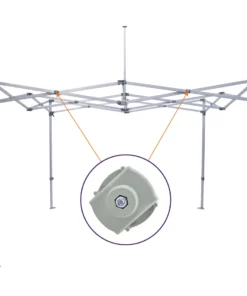 Impact Canopy USA Replacement Parts ML Frame Part E. Truss Bar Middle Connector, Replacement Part