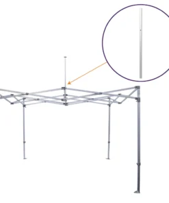 Impact Canopy USA ML Frame Part N. Aluminum Peak Pole Lower, Replacement Part