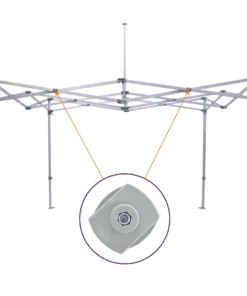 Impact Canopy USA M Frame Part E. Truss Bar Middle Connector, Replacement Part